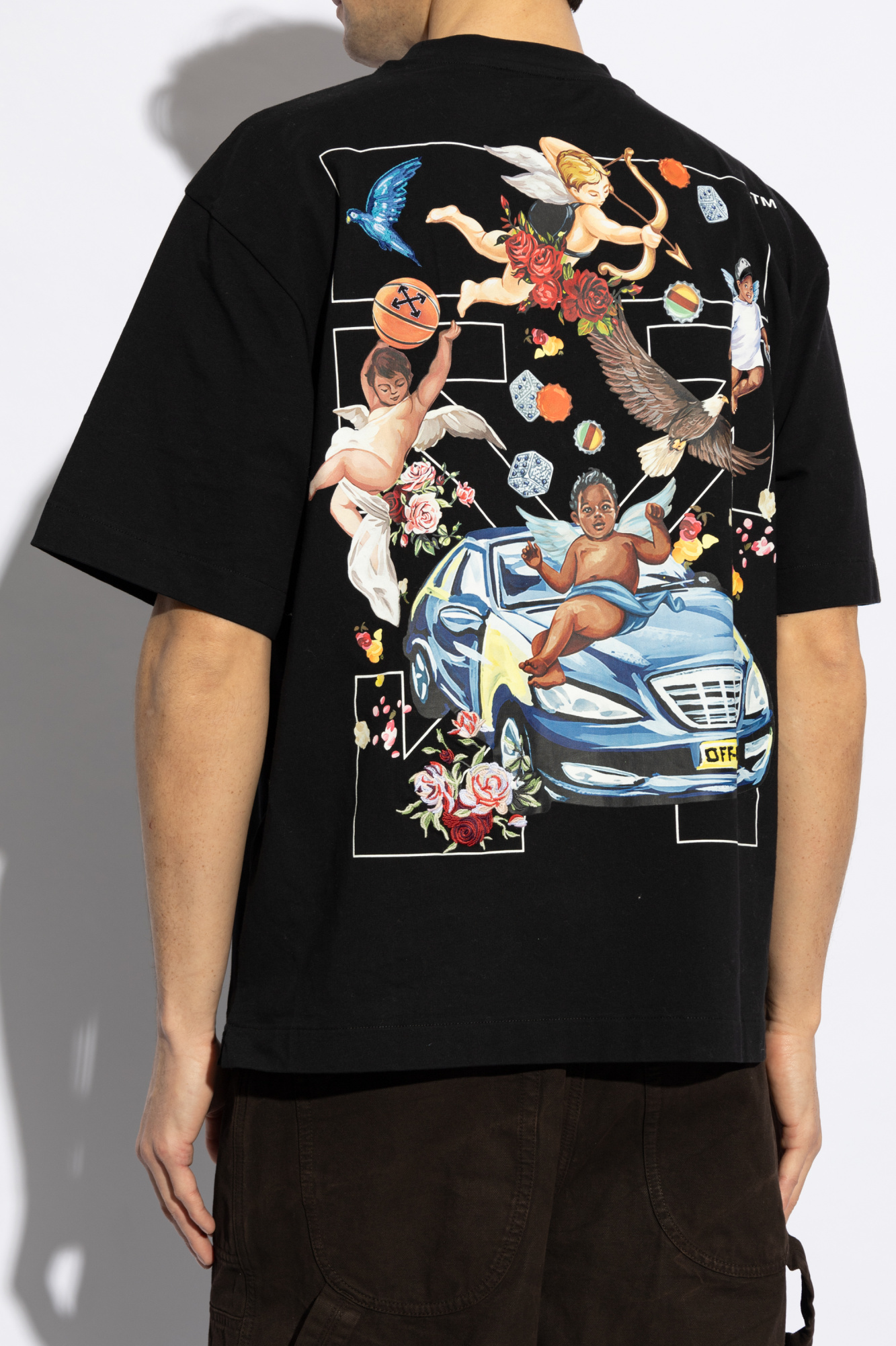 Off-White T-shirt with logo | Men's Clothing | Vitkac